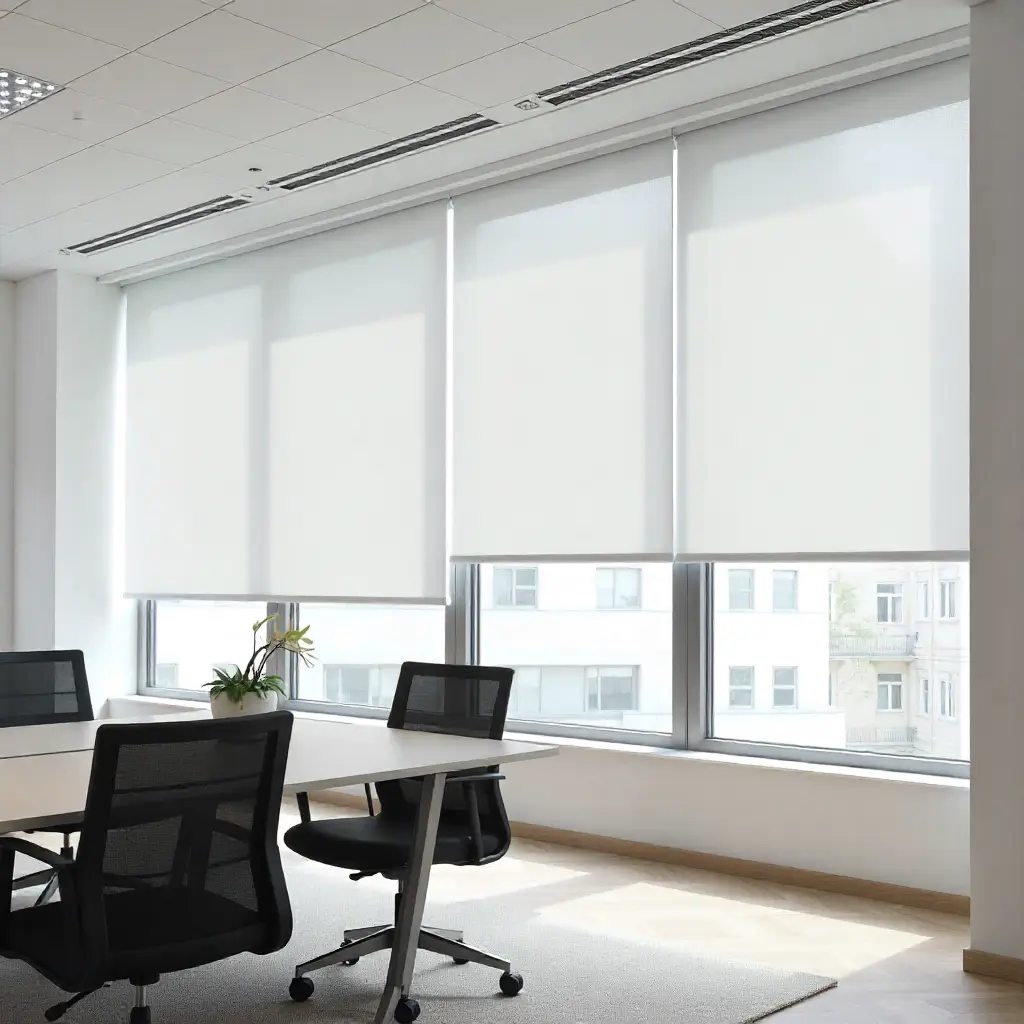 Multiple blind installations in commercial building