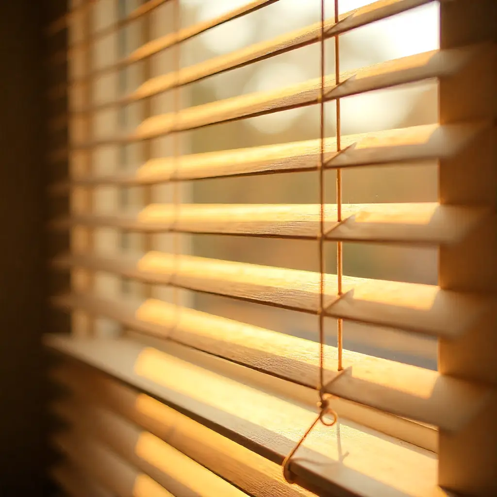 Venetian blinds with natural light control
